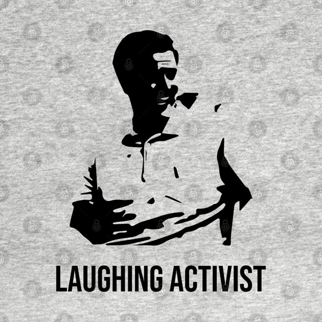 Laughing Activist Green Shirt Guy by sheepmerch